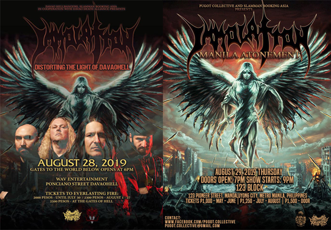 Distorting the Light of Davaohell and Manila Atonement: IMMOLATION Live in the Philippines